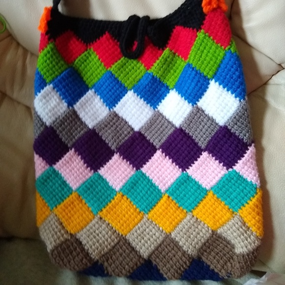 Summer clearance 🌈 Handmade shoulder bag - Picture 2 of 3